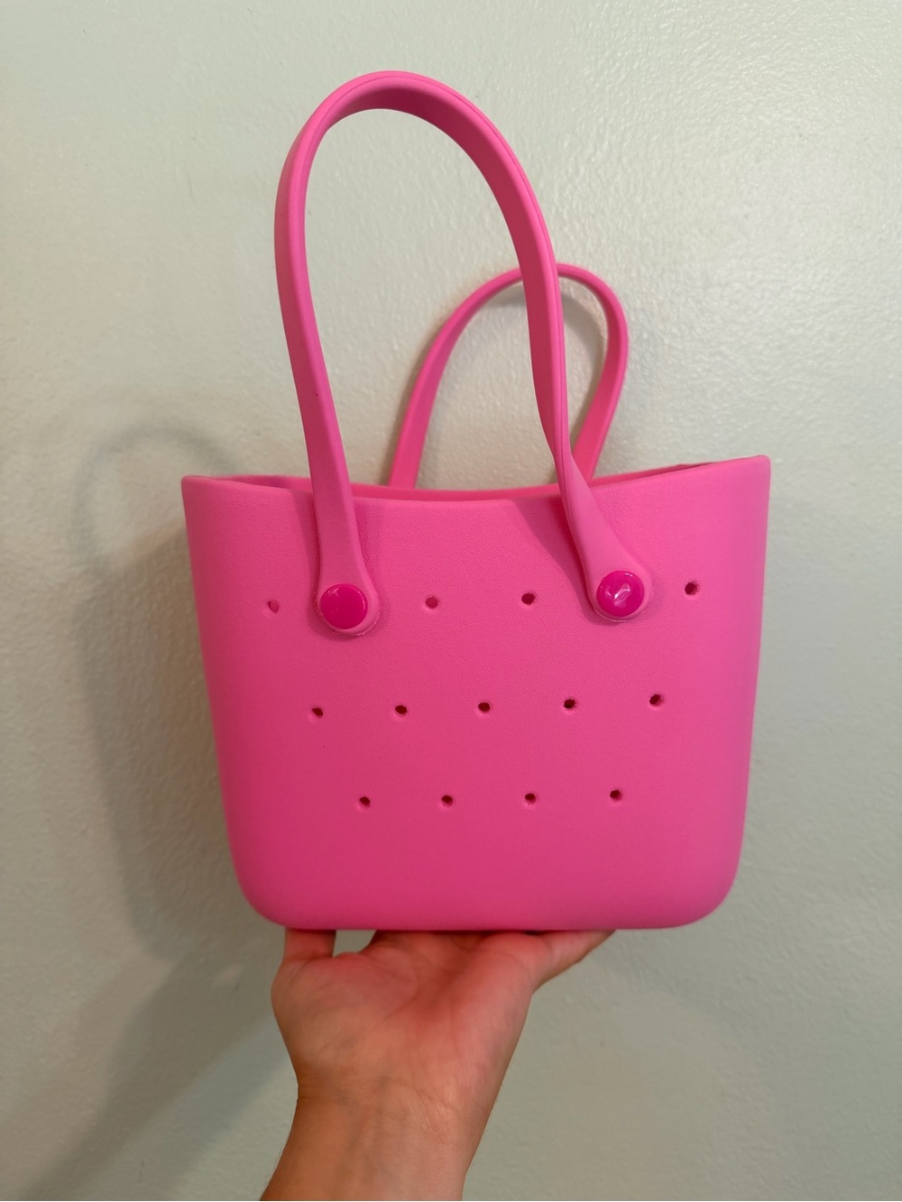 Barbie Pink Mini Tote Bag with Charm Accents - Picture 3 of 5